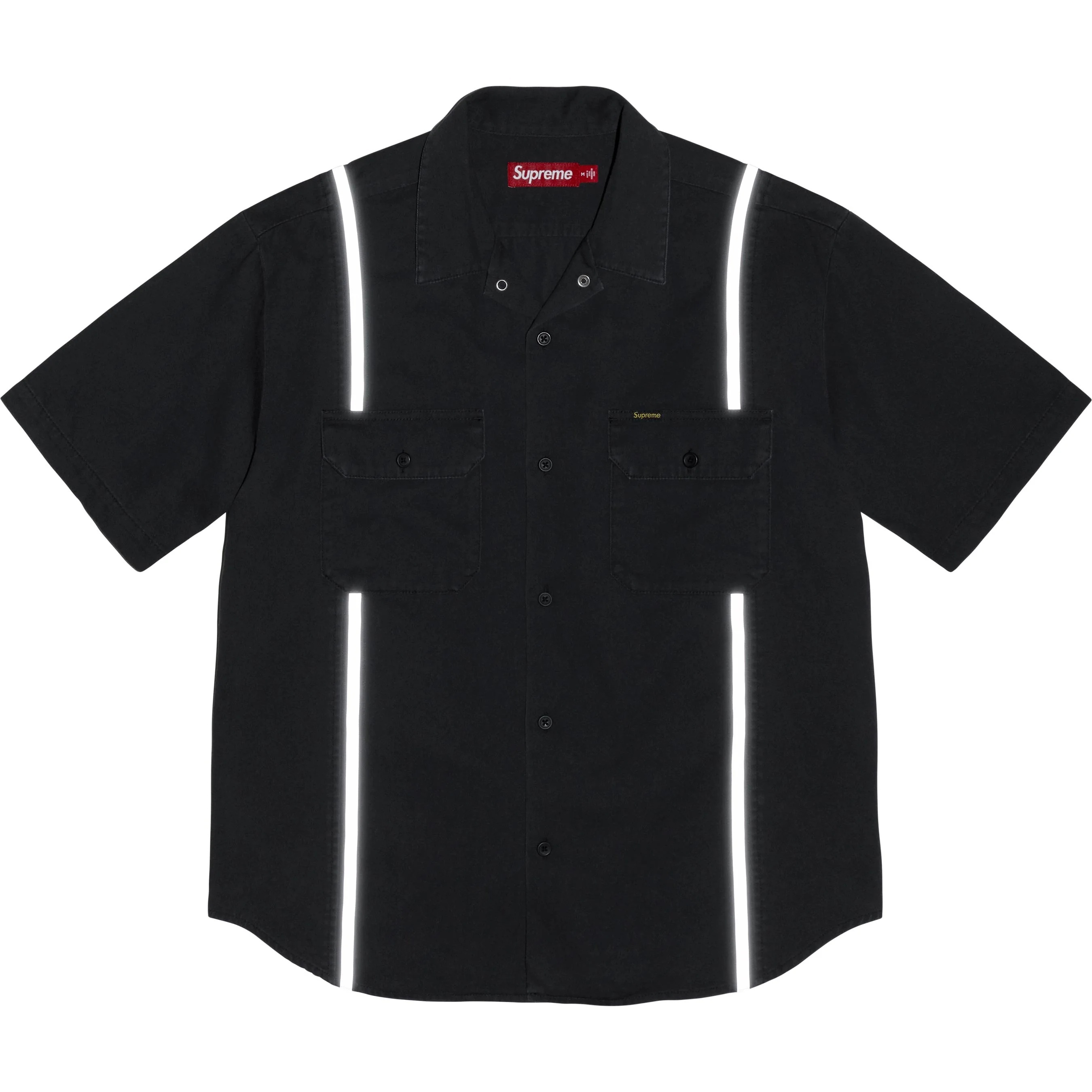 Reflective Stripe S/S Work Shirt view 2